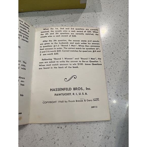 Vintage 1967 The Newlywed Game Original Hasbro Board Game 2nd Edition Game Night - Picture 6 of 11